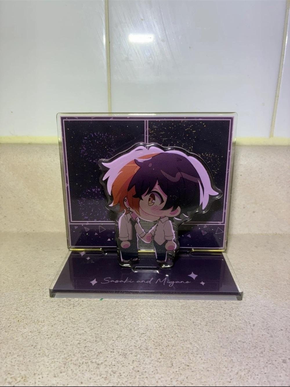 Sasaki and Miyano Acrylic Stand Figure Anime Display Collectible